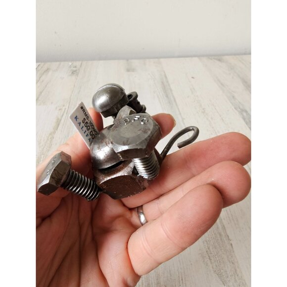 Kalifano metal art monkey recycled figurine statue unique zoo animal very unique - Picture 9 of 9